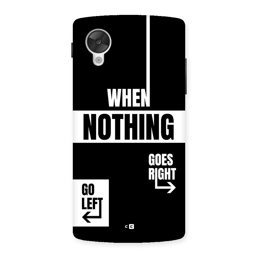 Alternate Plan Back Case for Google Nexus 5
