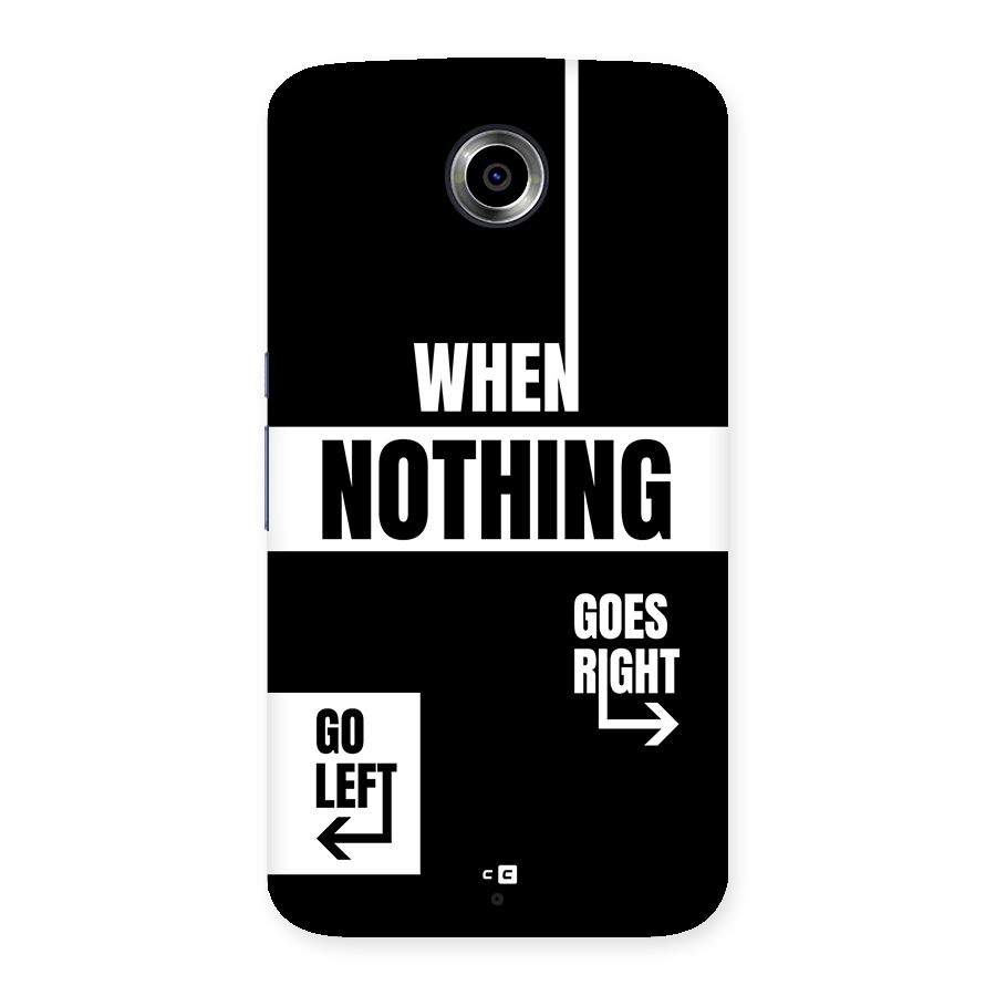 Alternate Plan Back Case for Google Nexus 6