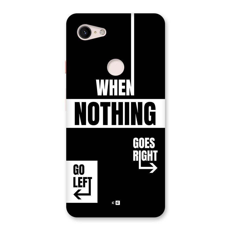 Alternate Plan Back Case for Google Pixel 3 XL