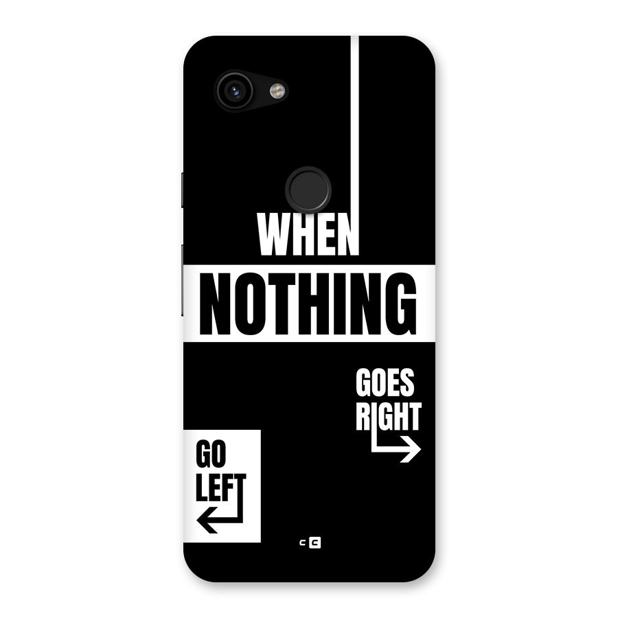 Alternate Plan Back Case for Google Pixel 3a