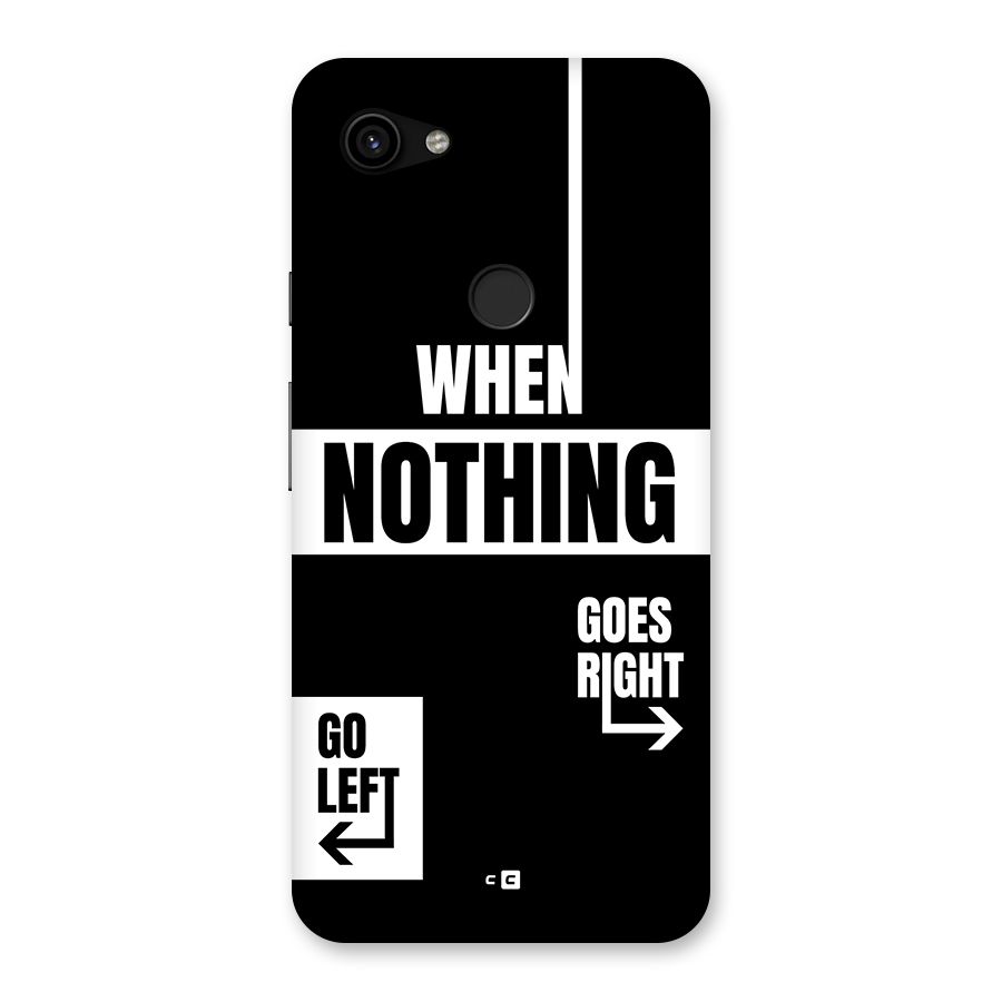 Alternate Plan Back Case for Google Pixel 3a XL