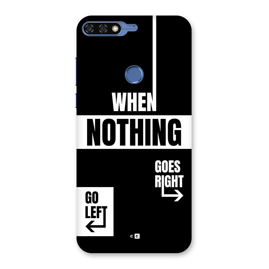 Alternate Plan Back Case for Honor 7C