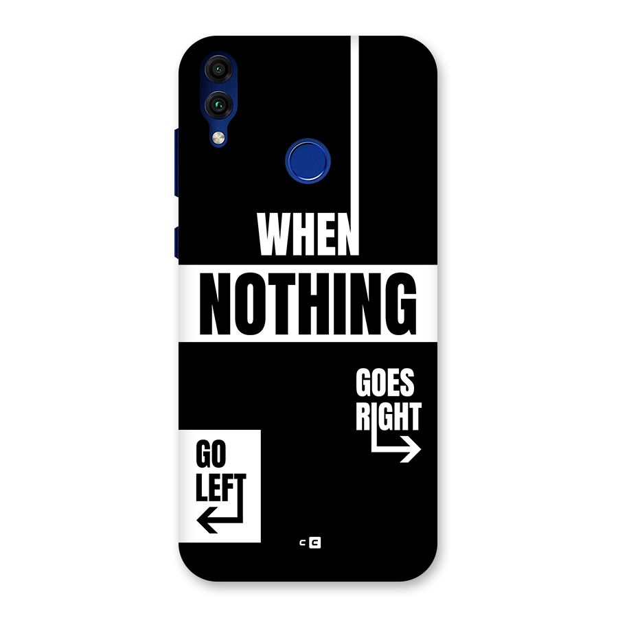 Alternate Plan Back Case for Honor 8C