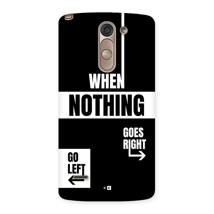 Alternate Plan Back Case for LG G3 Stylus