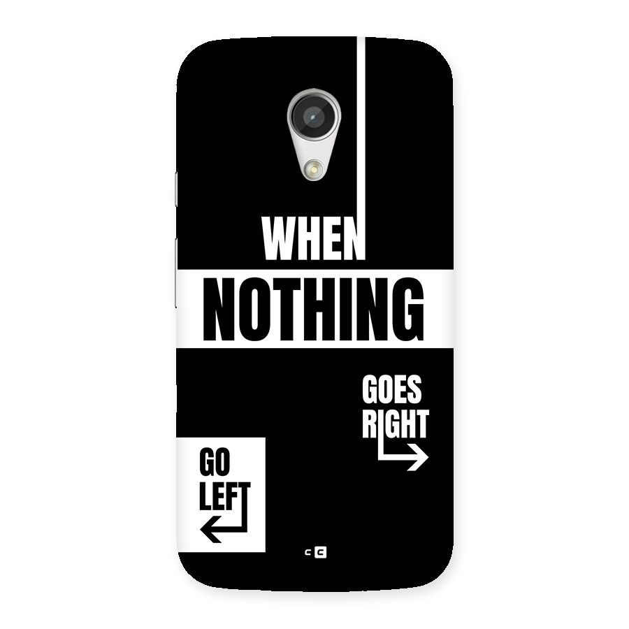 Alternate Plan Back Case for Moto G 2nd Gen