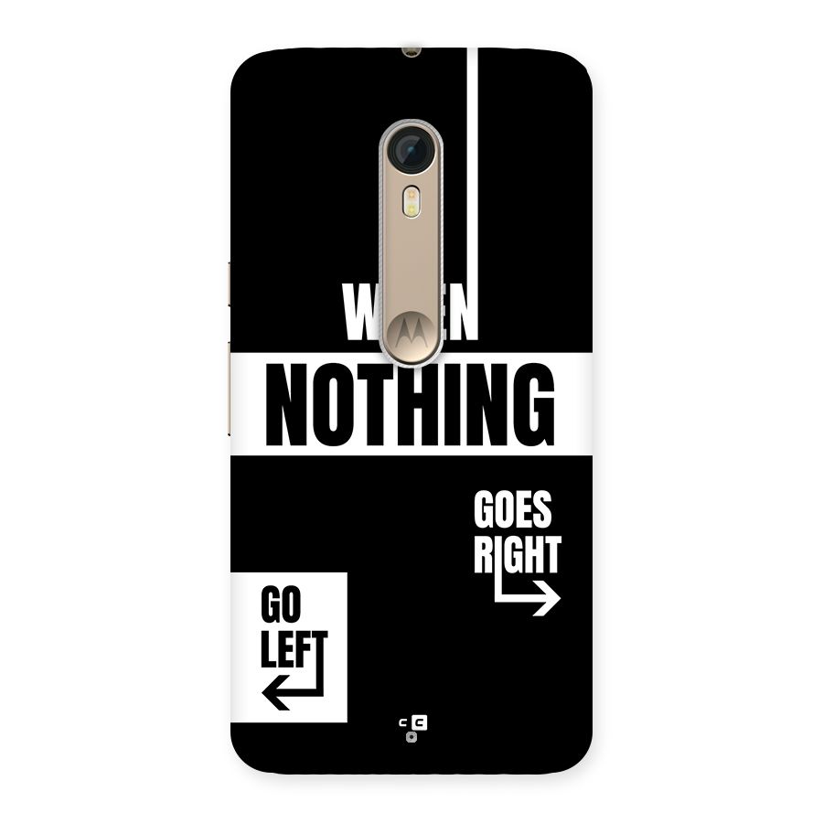 Alternate Plan Back Case for Moto X Style