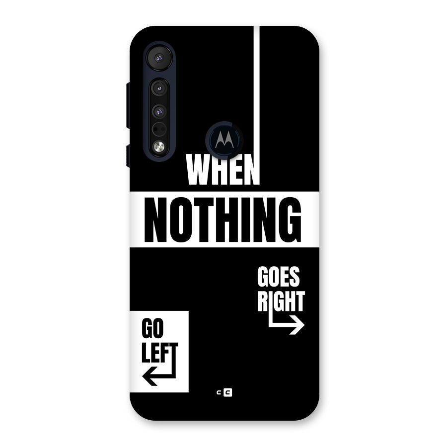 Alternate Plan Back Case for Motorola One Macro