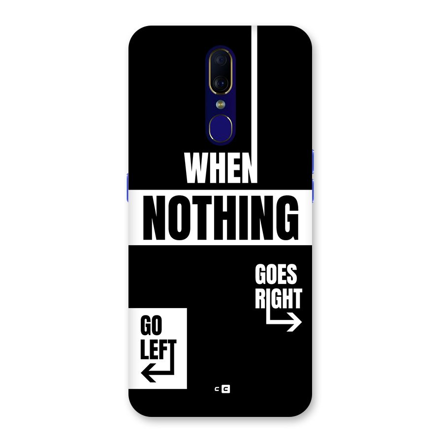 Alternate Plan Back Case for Oppo F11