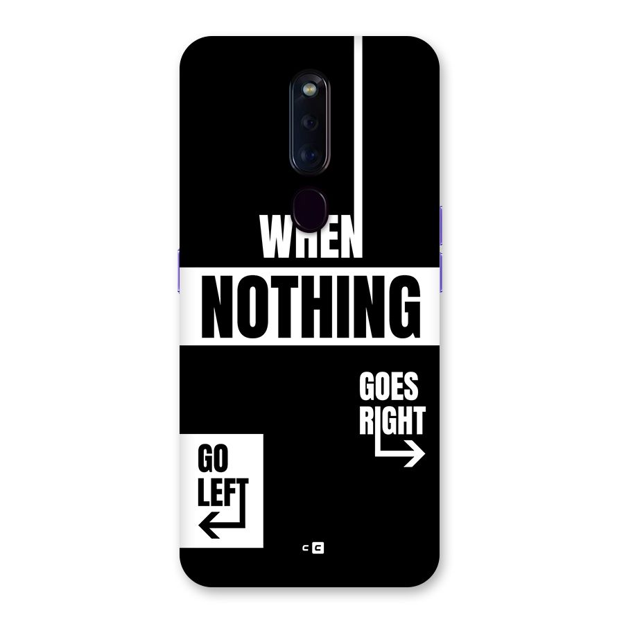 Alternate Plan Back Case for Oppo F11 Pro