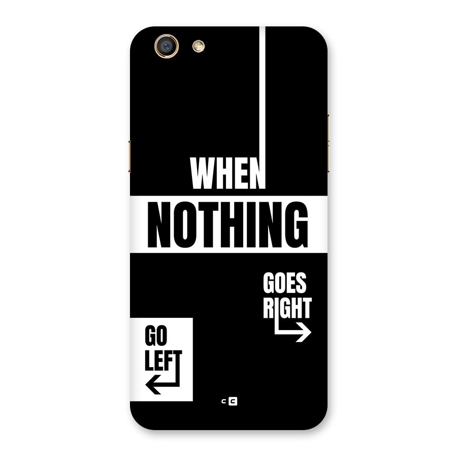 Alternate Plan Back Case for Oppo F3