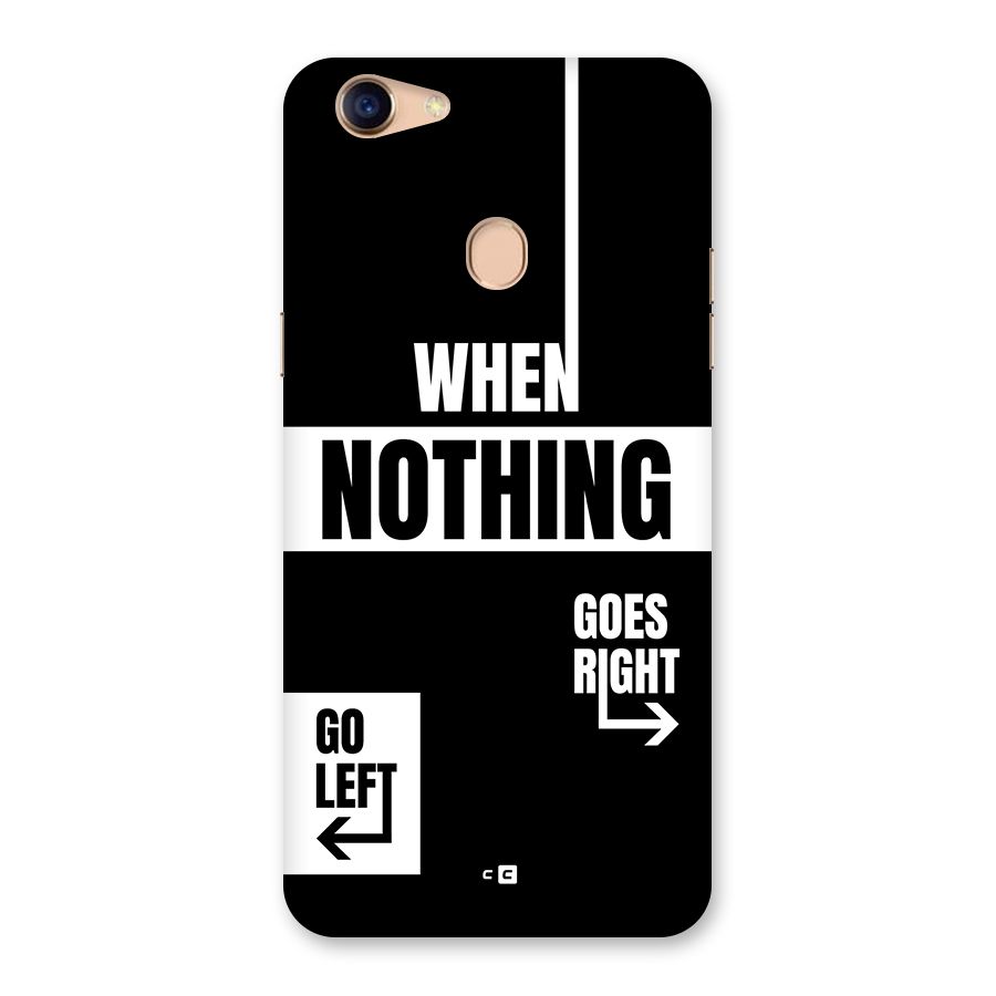 Alternate Plan Back Case for Oppo F5 Youth
