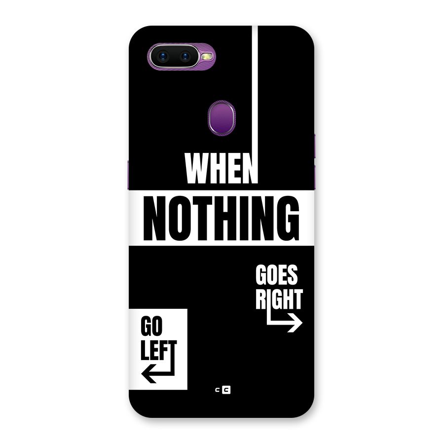 Alternate Plan Back Case for Oppo F9
