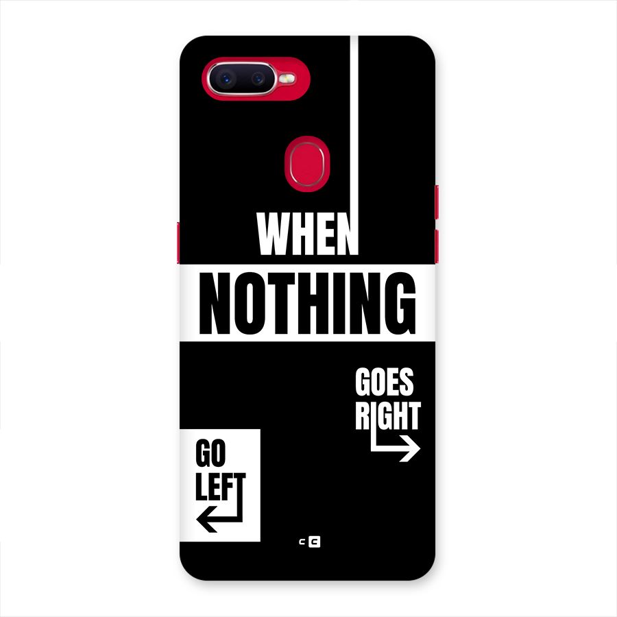 Alternate Plan Back Case for Oppo F9 Pro