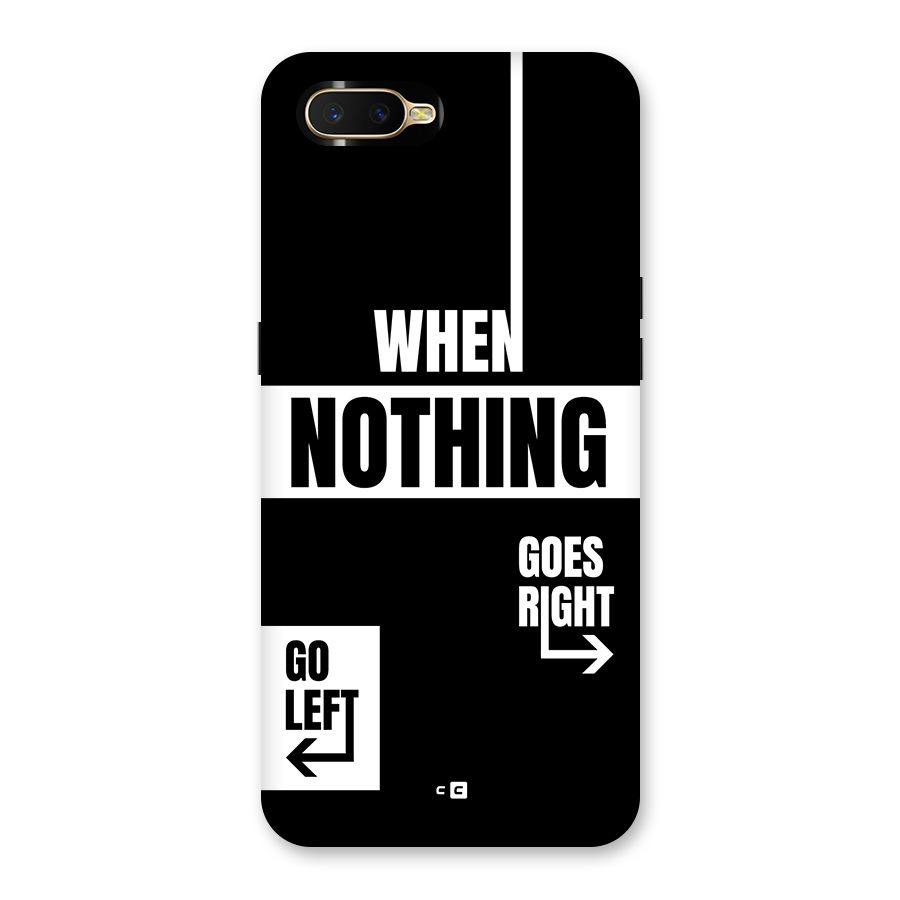 Alternate Plan Back Case for Oppo K1