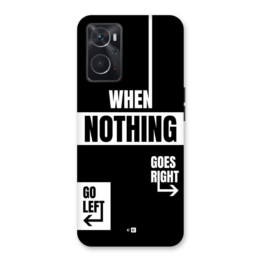 Alternate Plan Back Case for Oppo K10 4G