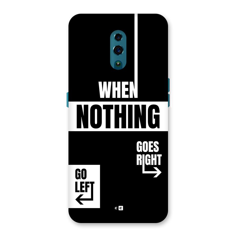 Alternate Plan Back Case for Oppo Reno