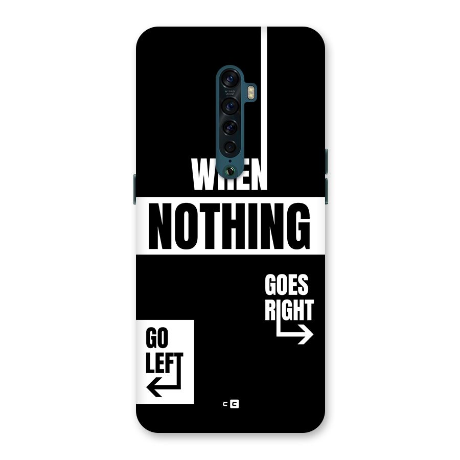 Alternate Plan Back Case for Oppo Reno2