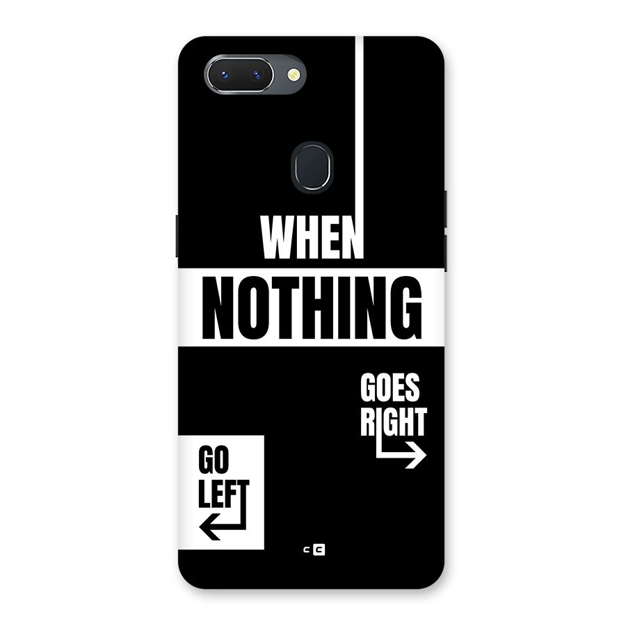 Alternate Plan Back Case for Realme 2