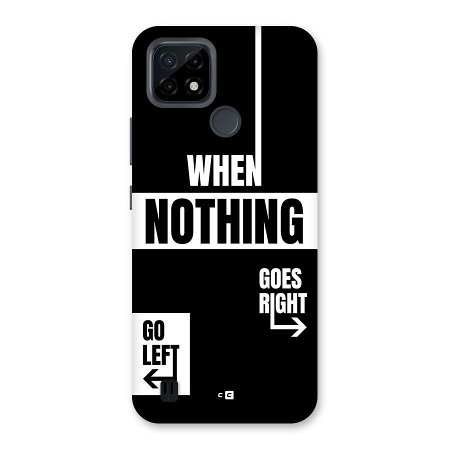 Alternate Plan Back Case for Realme C21