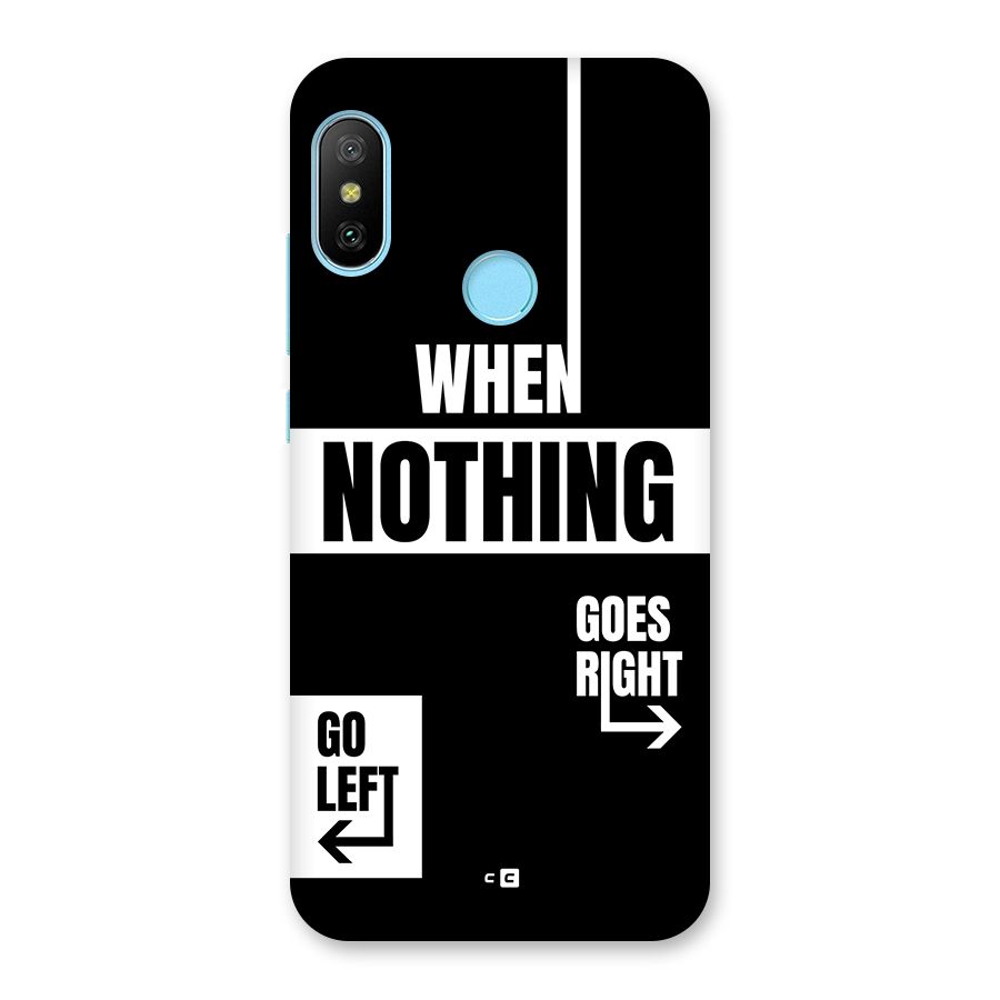 Alternate Plan Back Case for Redmi 6 Pro