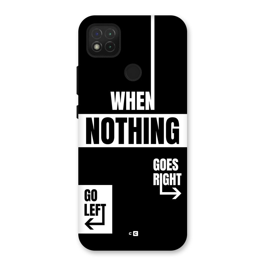 Alternate Plan Back Case for Redmi 9 Activ