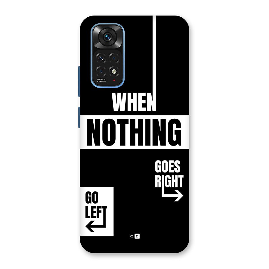 Alternate Plan Back Case for Redmi Note 11S