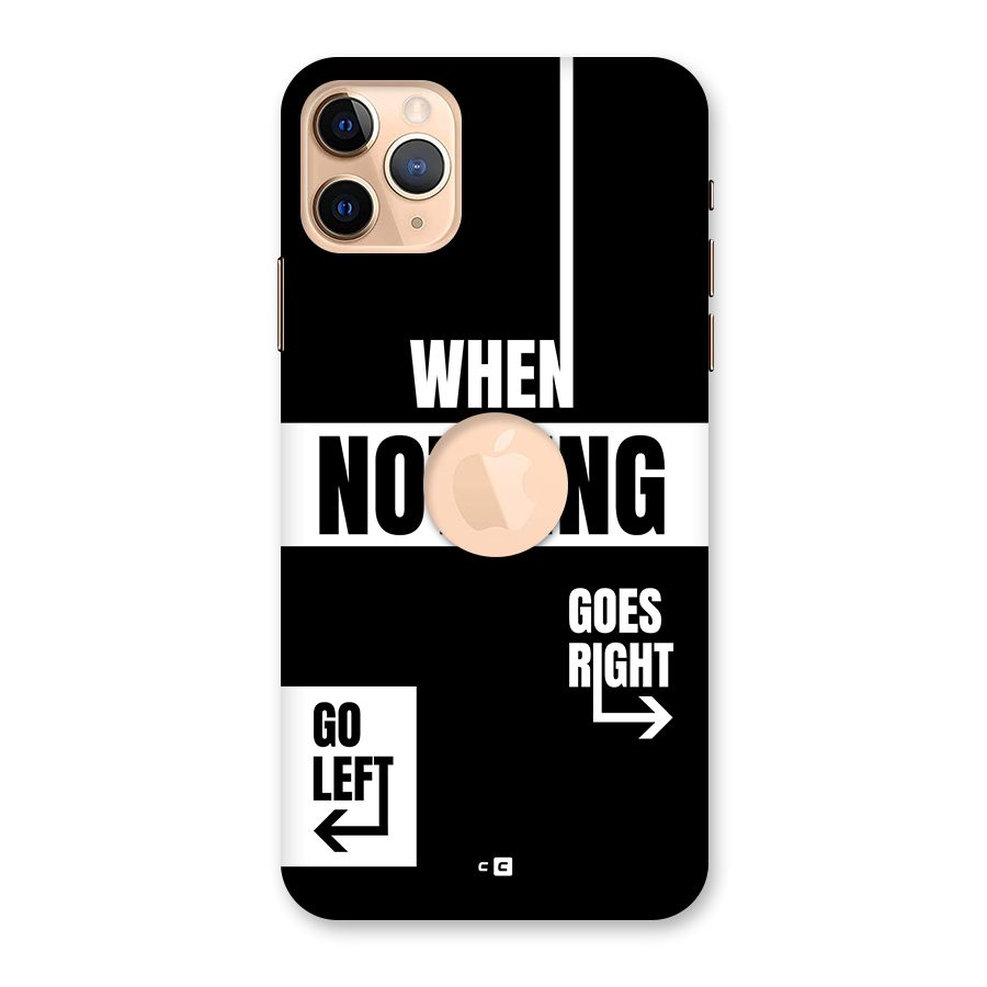 Alternate Plan Back Case for iPhone 11 Pro Max Logo Cut