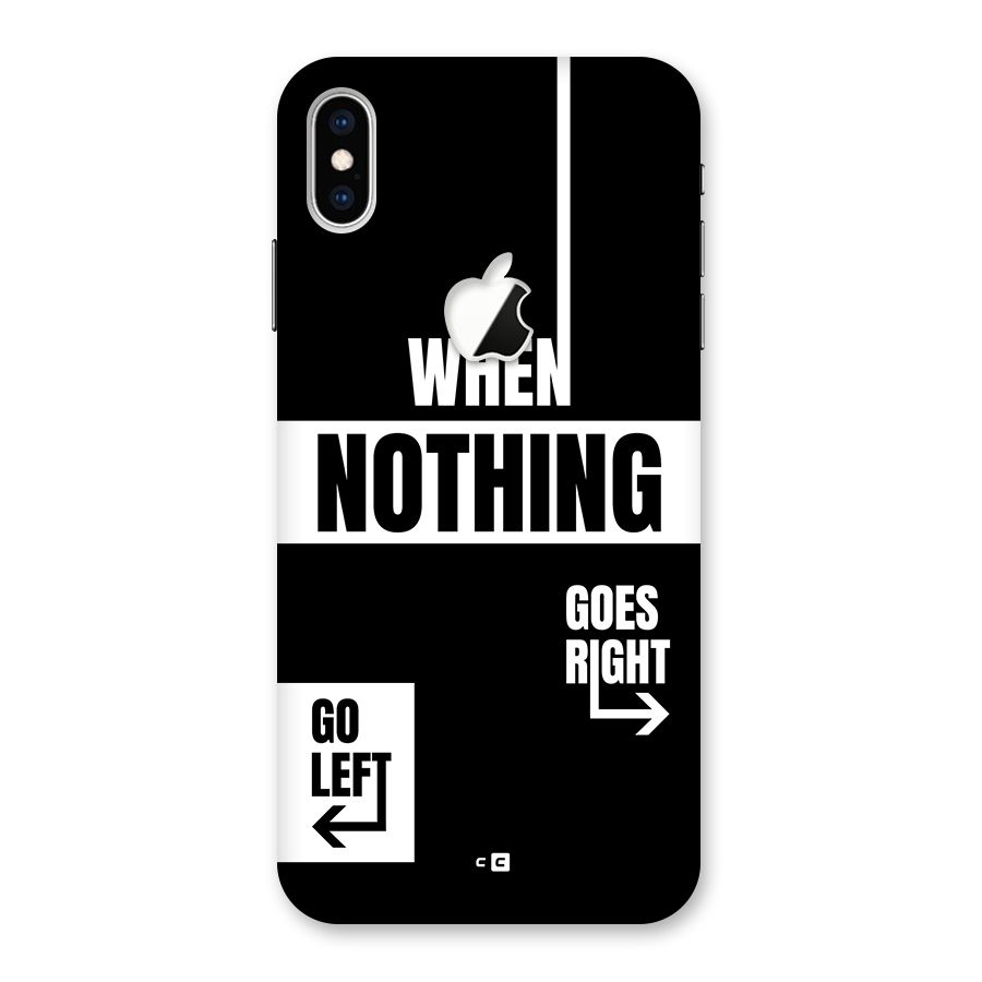 Alternate Plan Back Case for iPhone XS Max Apple Cut