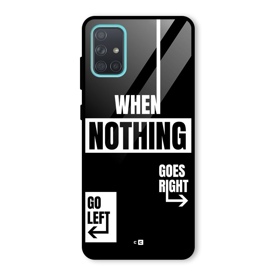 Alternate Plan Glass Back Case for Galaxy A71