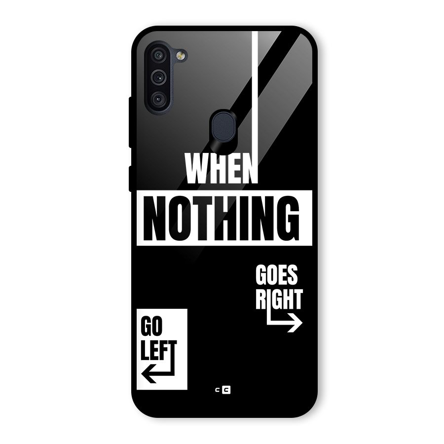 Alternate Plan Glass Back Case for Galaxy M11