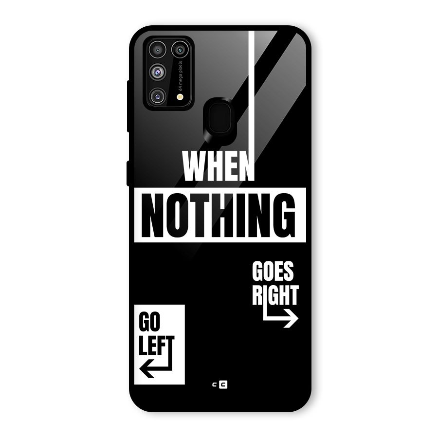 Alternate Plan Glass Back Case for Galaxy M31