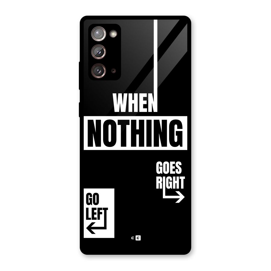 Alternate Plan Glass Back Case for Galaxy Note 20