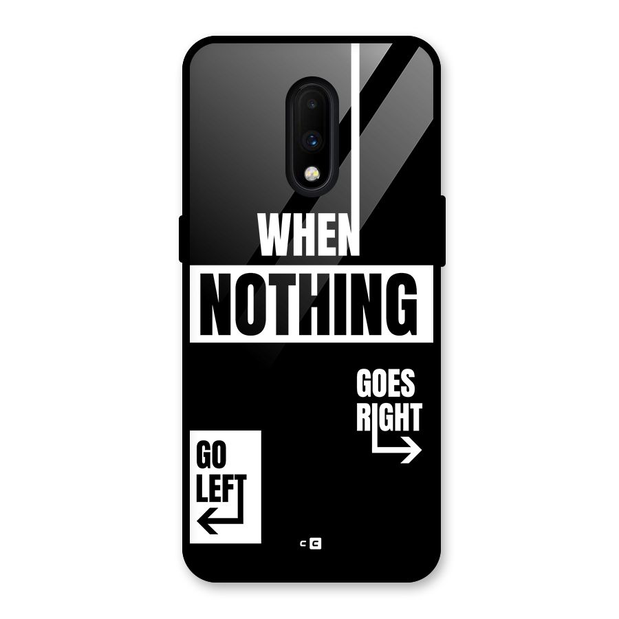 Alternate Plan Glass Back Case for OnePlus 7
