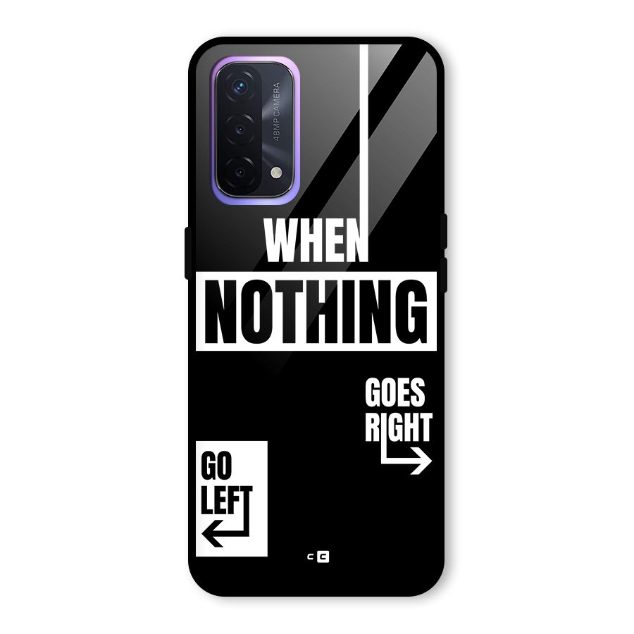 Alternate Plan Glass Back Case for Oppo A74 5G