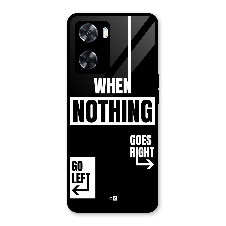 Alternate Plan Glass Back Case for Oppo A77s