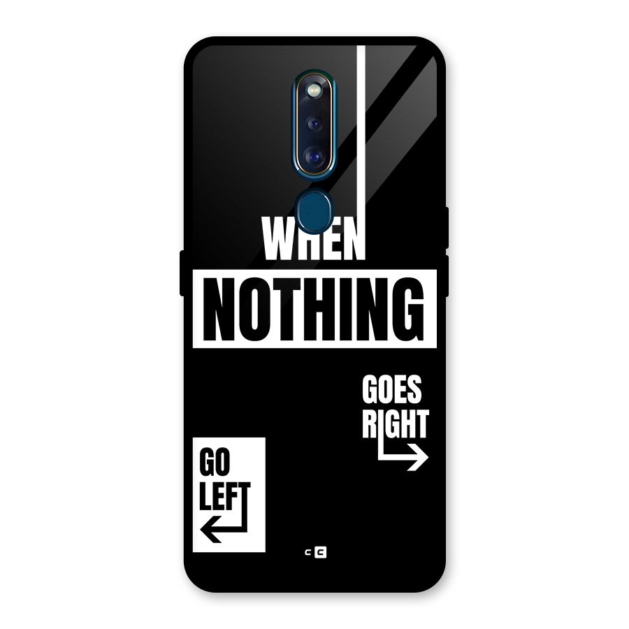 Alternate Plan Glass Back Case for Oppo F11 Pro