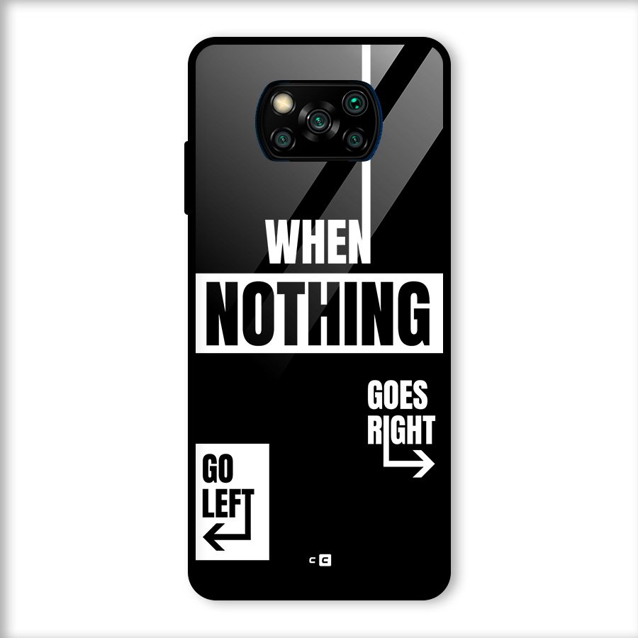 Alternate Plan Glass Back Case for Poco X3