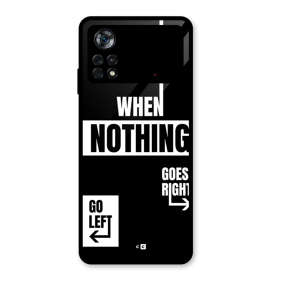 Alternate Plan Glass Back Case for Poco X4 Pro 5G