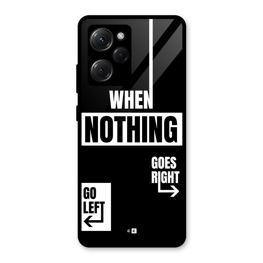 Alternate Plan Glass Back Case for Poco X5 Pro
