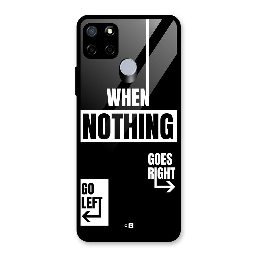 Alternate Plan Glass Back Case for Realme Narzo 20