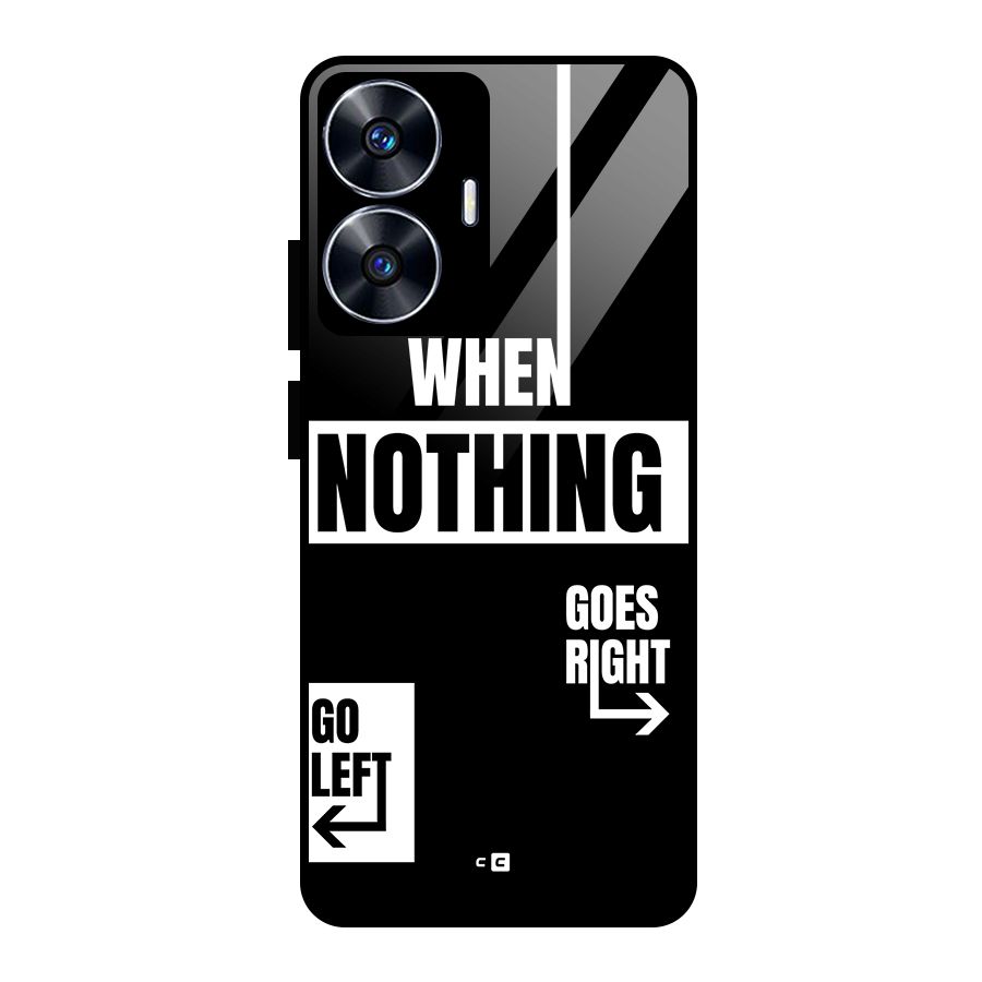 Alternate Plan Glass Back Case for Realme Narzo N55