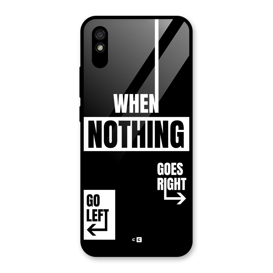 Alternate Plan Glass Back Case for Redmi 9A