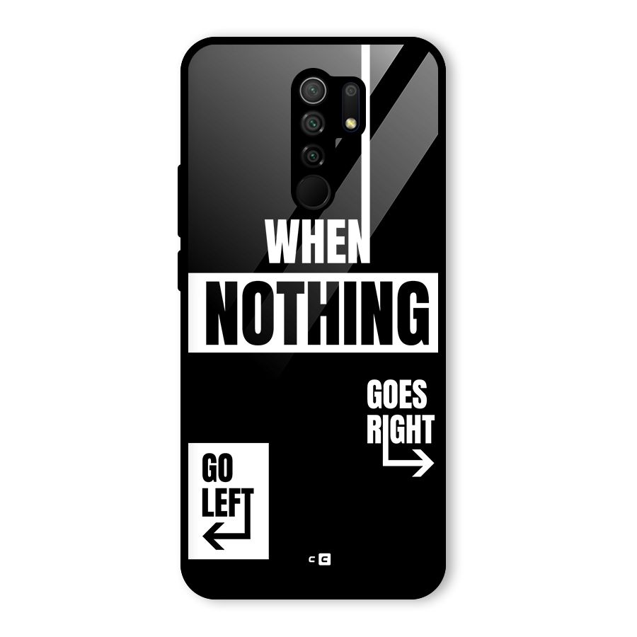 Alternate Plan Glass Back Case for Redmi 9 Prime