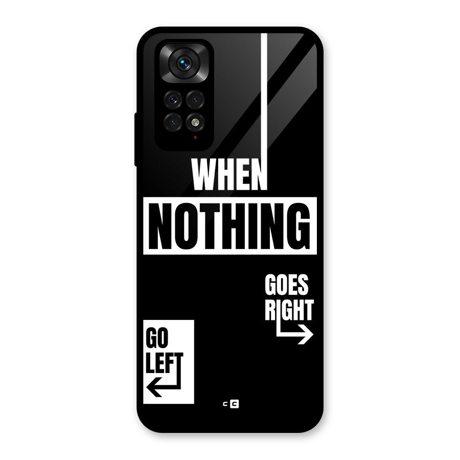 Alternate Plan Glass Back Case for Redmi Note 11