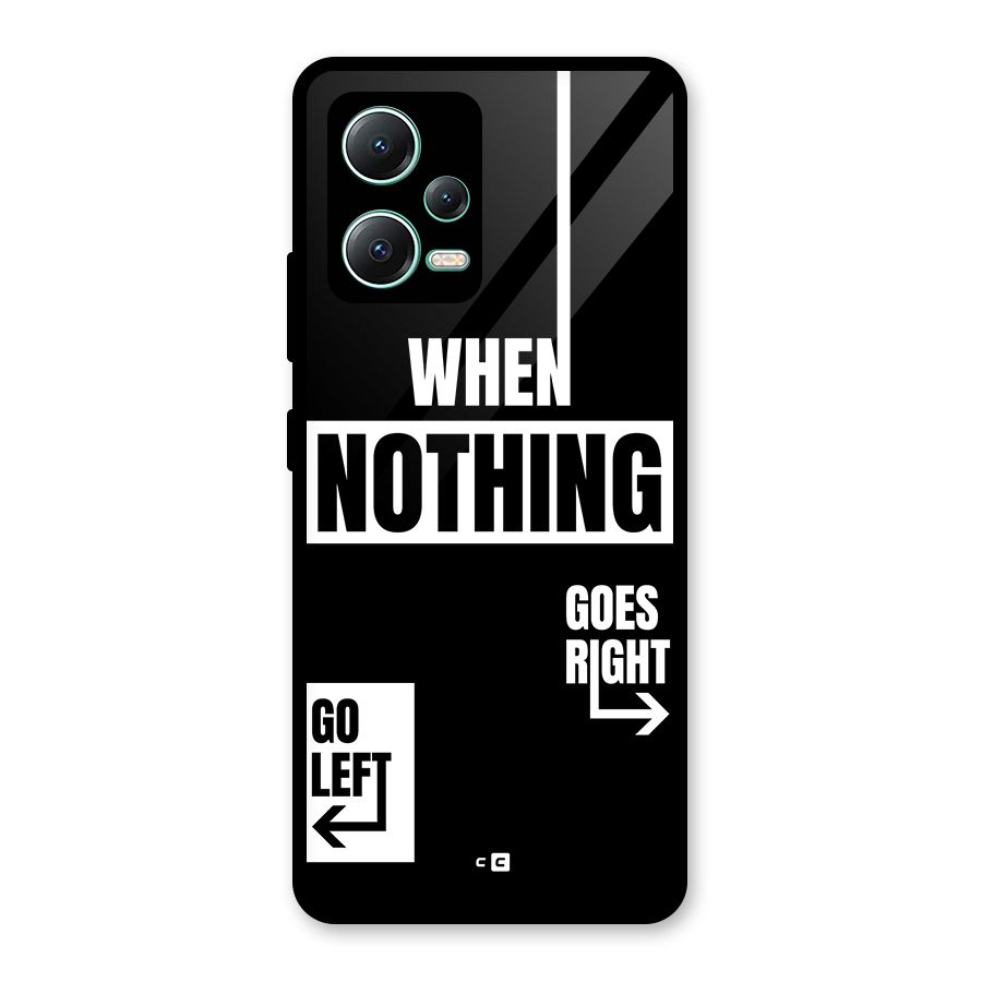 Alternate Plan Glass Back Case for Redmi Note 12 5G