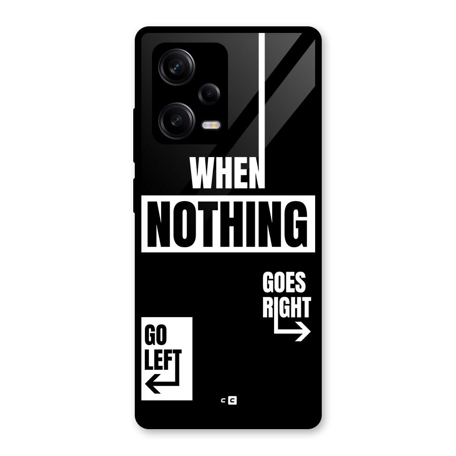 Alternate Plan Glass Back Case for Redmi Note 12 Pro