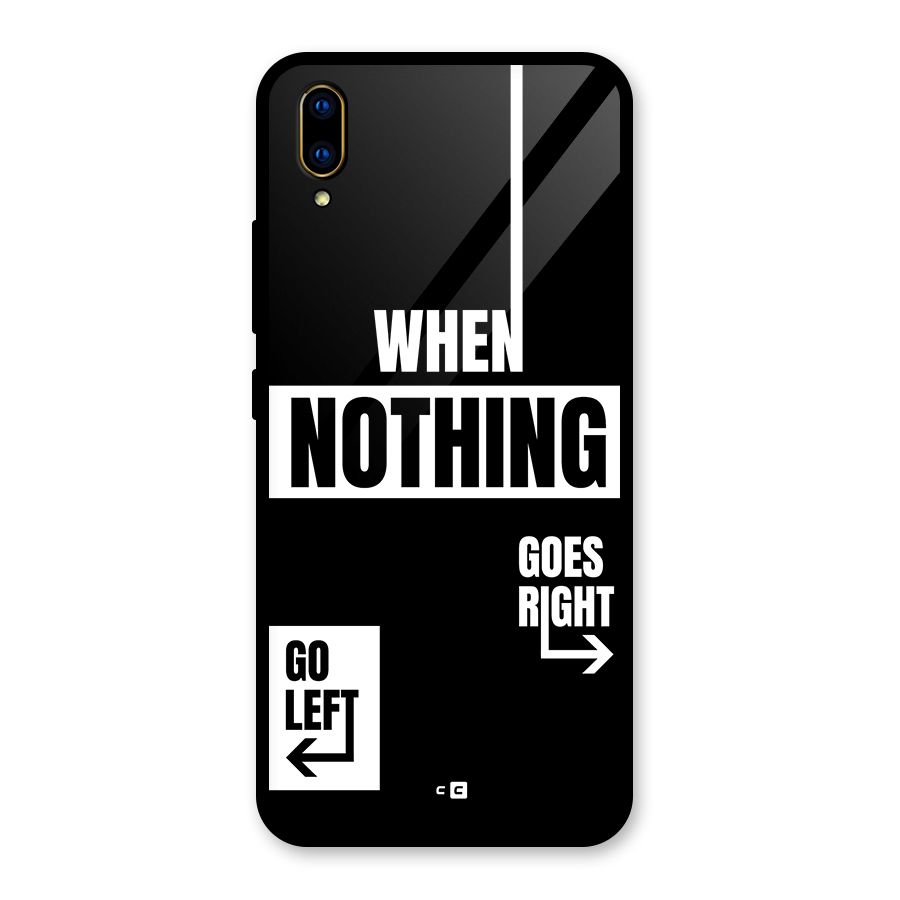 Alternate Plan Glass Back Case for Vivo V11 Pro