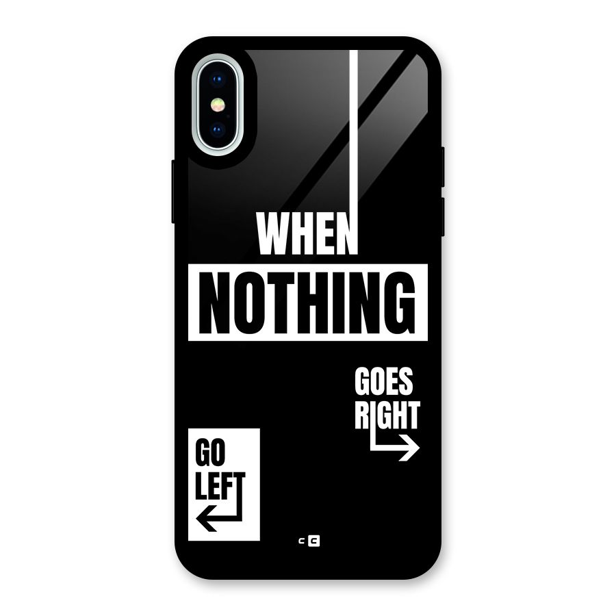 Alternate Plan Glass Back Case for iPhone XS