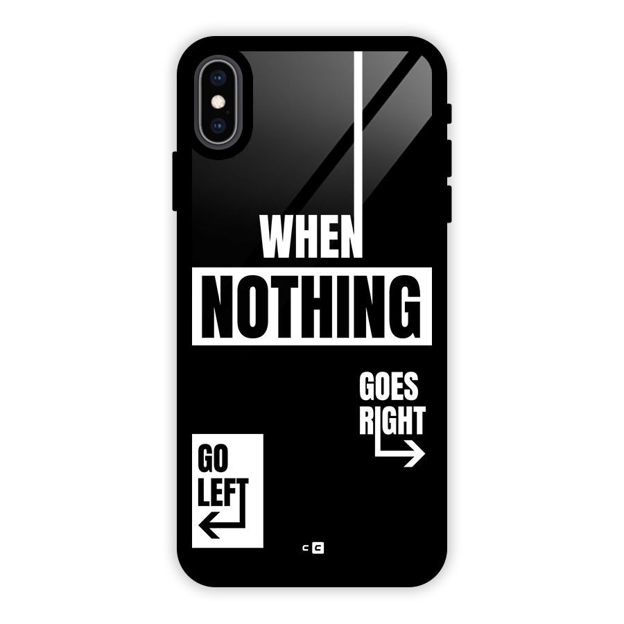 Alternate Plan Glass Back Case for iPhone XS Max