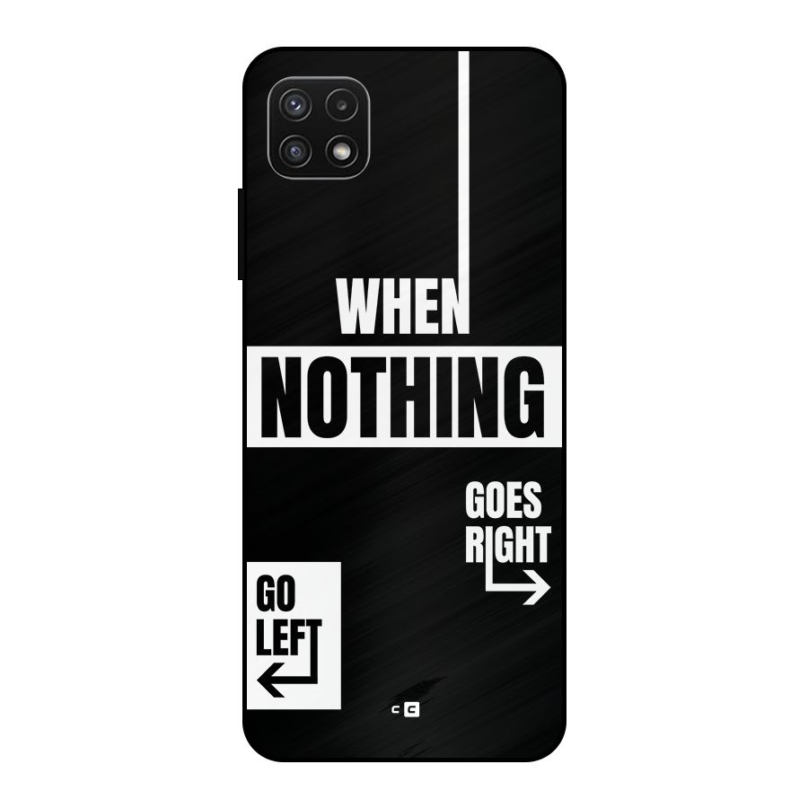 Alternate Plan Metal Back Case for Galaxy A22 5G